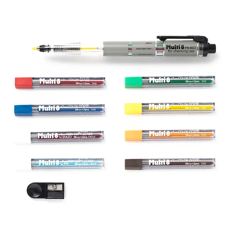 Pentel Pen Energel - Японский механический карандаш Pentel Multi+8, 2,0