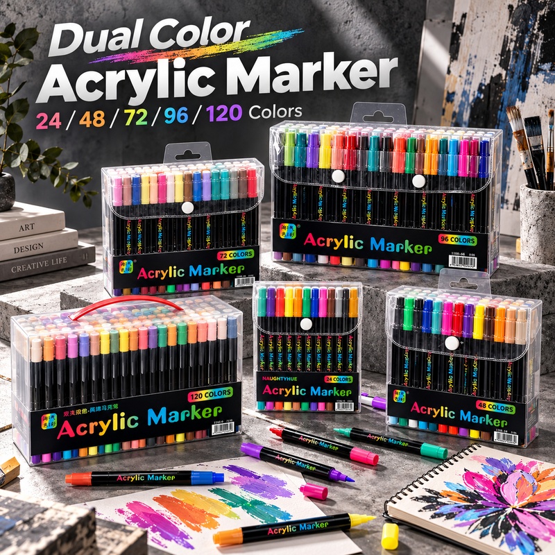 Copic Marker Classic - Двухцветные акриловые маркеры для рисования, наборы