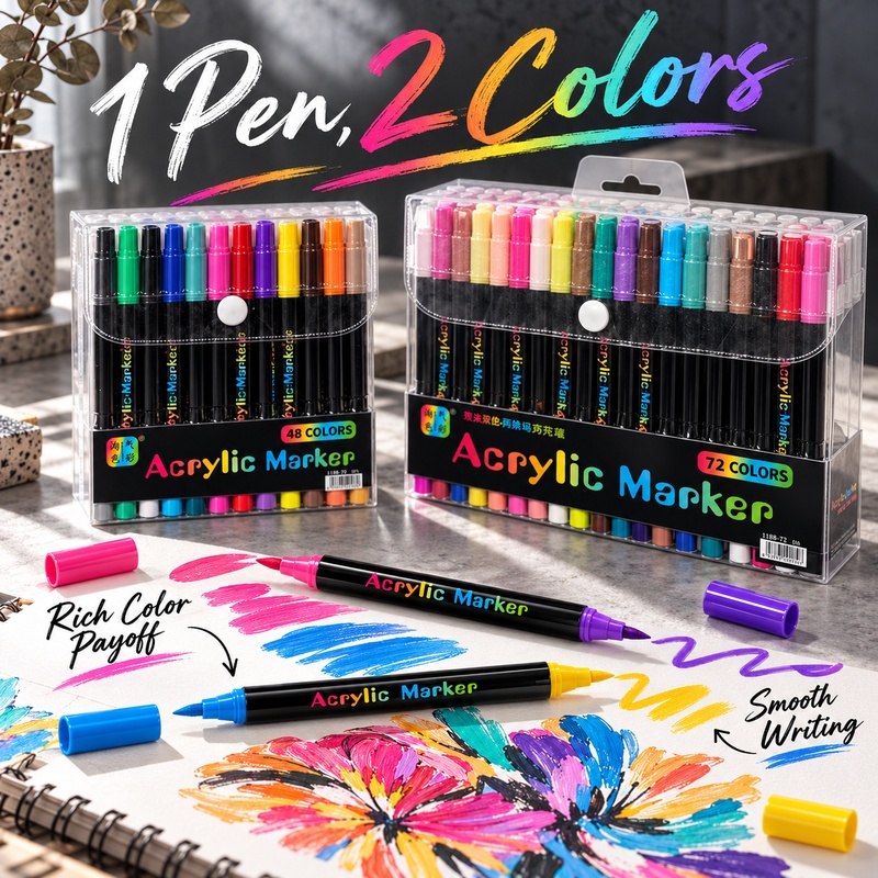 Двухцветные акриловые маркеры  – обзор и цена Copic Marker Classic